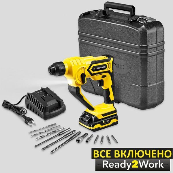 Перфоратор акумуляторний Trotec PRDS 10-20V + кейс (4415000201) DAS302796 фото